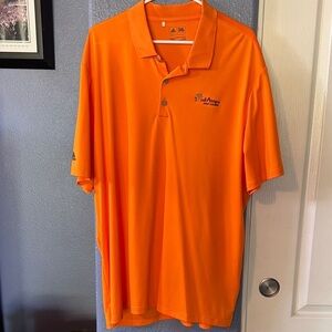 Adidas Vibrant Orange Polo Shirt